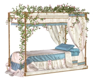 Sleeping Beauty bed